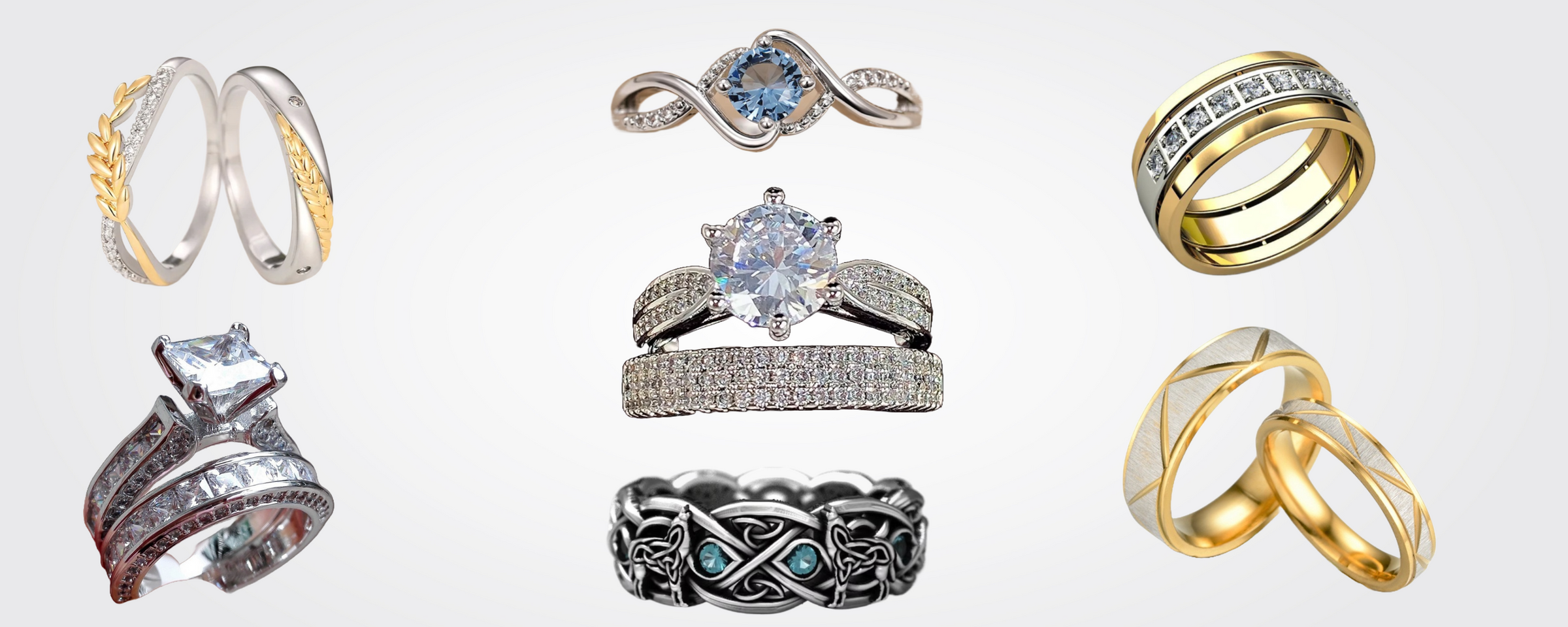 Fashion rings collection for women and men – statement rings, stackables, minimalist and bold styles