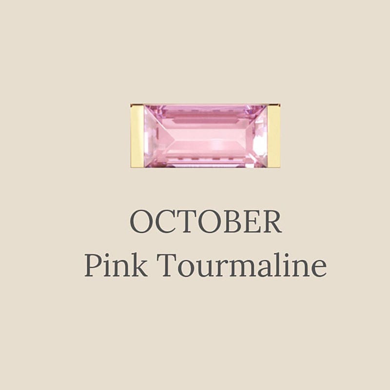 october birthstone pink tourmaline