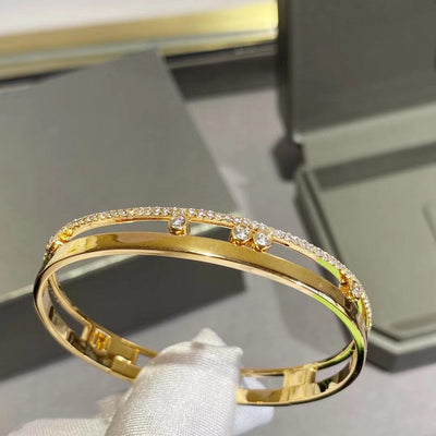 BROOCHITON jewelery Rose gold High Quality Mesika Smart Gold Plated Bracelet