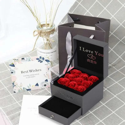 Grey gift box Unboxed Tanabata Valentine's Gift