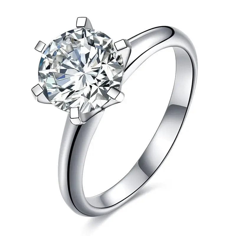 Platinum Moissanite Engagement Ring Extravaganza 🪐