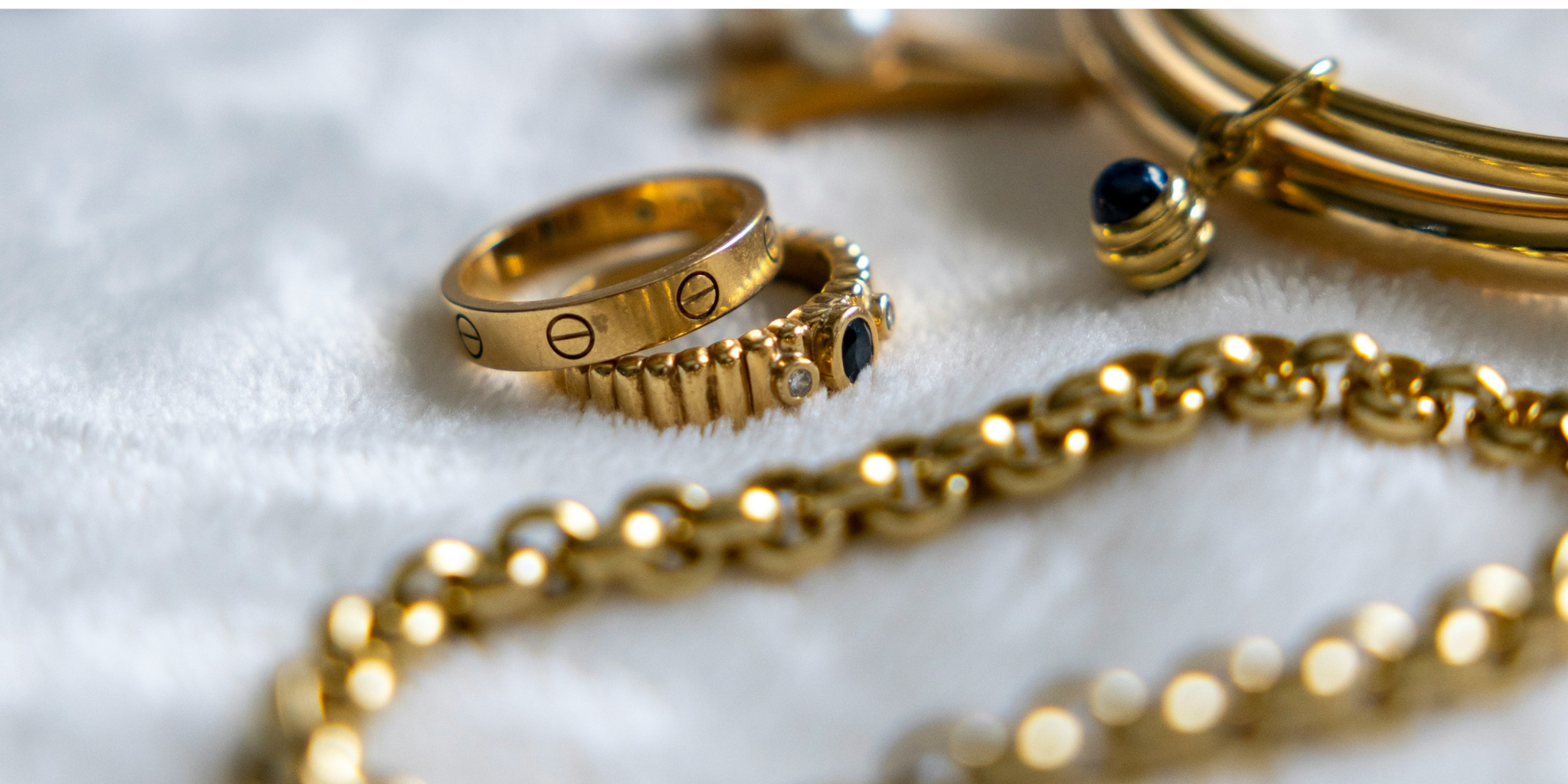 Pair of wedding rings for him and her