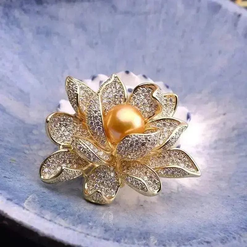 Fashion jewelry collection featuring brooches, rings, earrings, and necklaces for men and women