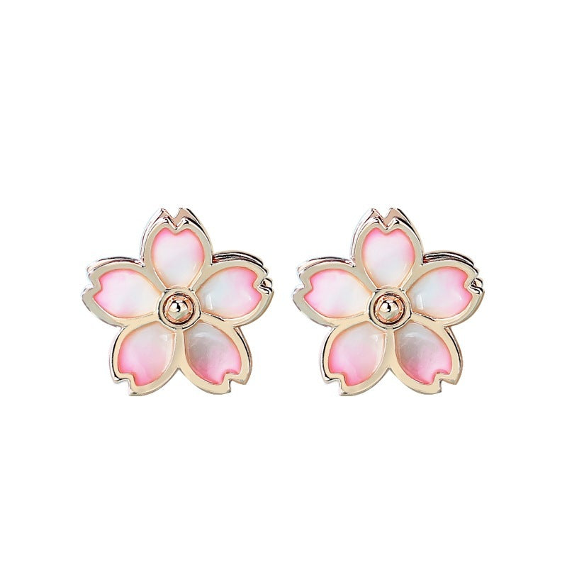 Cherry Blossom 925 Sterling Silver — Necklace / Bracelet / Studs