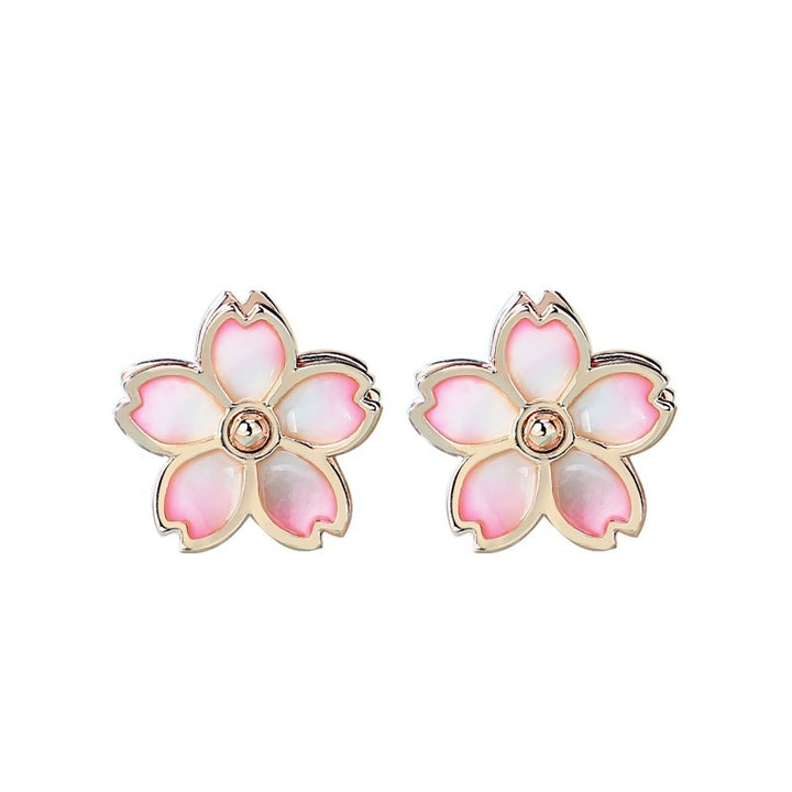 Cherry Blossom 925 Sterling Silver — Necklace / Bracelet / Studs