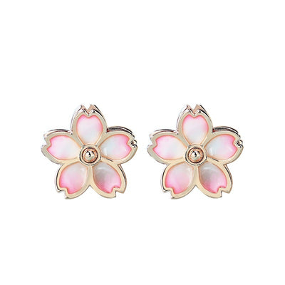 🌸 Cherry Blossom 925 Sterling Silver — Necklace / Bracelet / Studs