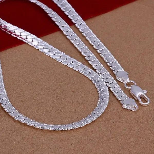 BROOCHITON Necklaces 925 sterling silver mens chain