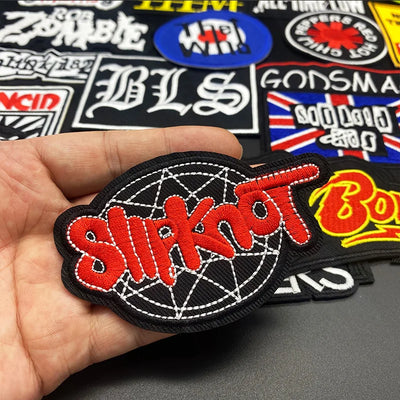 🎸27pcs Band Music Patches – Iron-On Embroidered Appliques for Jackets, Jeans, Bags & More