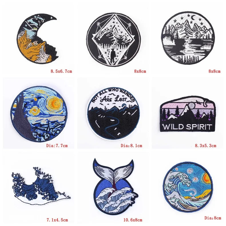 ⛰️ Adventure Iron-On Patch — Mountain & Travel