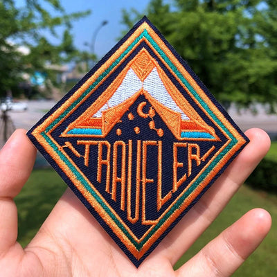 ⛰️ Adventure Iron-On Patch — Mountain & Travel