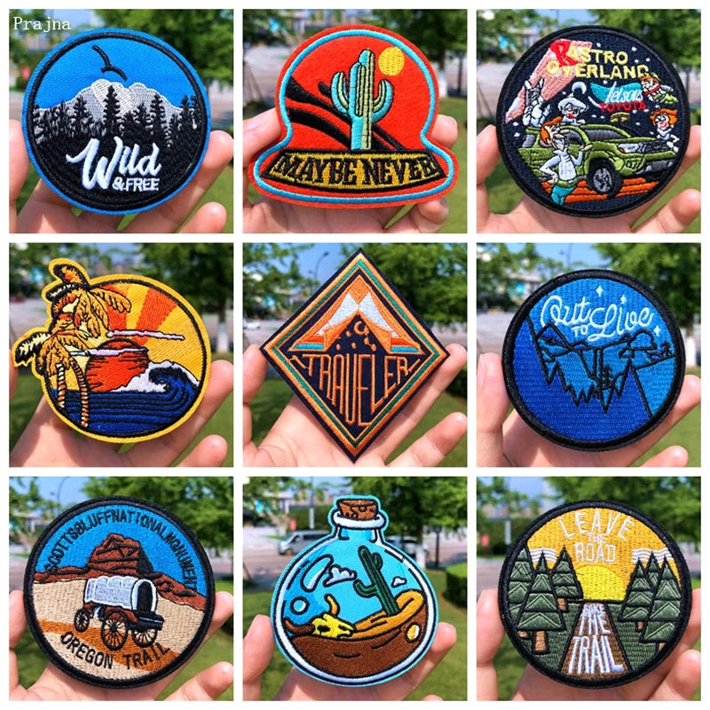 ⛰️ Adventure Iron-On Patch — Mountain & Travel