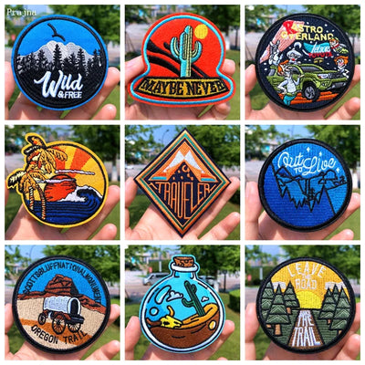 ⛰️ Adventure Iron-On Patch — Mountain & Travel