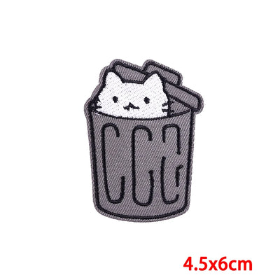 🍼 Drink Bottle & Cup Patch — Cartoon Iron-On Embroidery