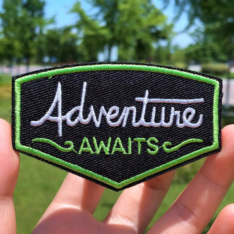 ⛰️ Adventure Iron-On Patch — Mountain & Travel