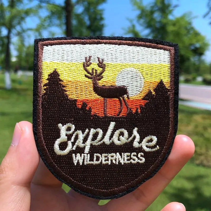 ⛰️ Adventure Iron-On Patch — Mountain & Travel
