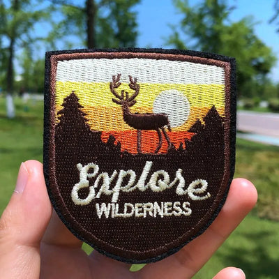 ⛰️ Adventure Iron-On Patch — Mountain & Travel