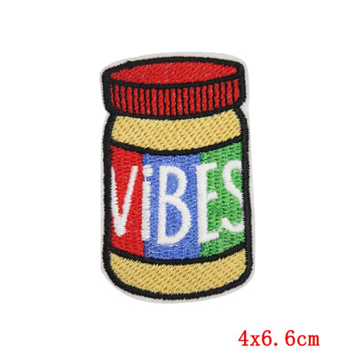 🍼 Drink Bottle & Cup Patch — Cartoon Iron-On Embroidery
