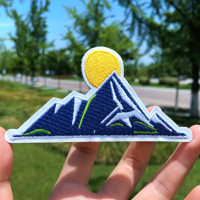 ⛰️ Adventure Iron-On Patch — Mountain & Travel