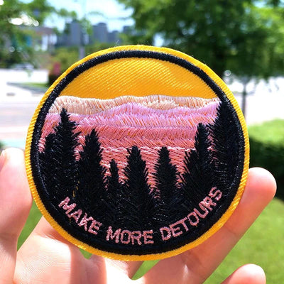 ⛰️ Adventure Iron-On Patch — Mountain & Travel