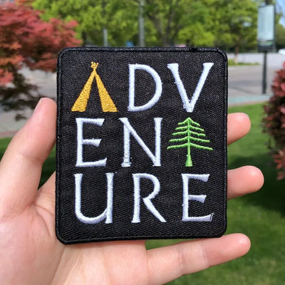⛰️ Adventure Iron-On Patch — Mountain & Travel