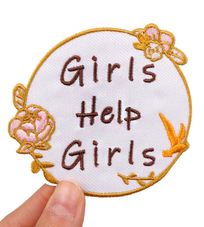 🧷 Feminist & Girl Power Patch — Iron-On Embroidered Uterus, Mom, Equality & Self-Love Designs for Jackets, Jeans & DIY Decor