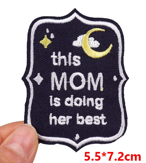 🧷 Feminist & Girl Power Patch — Iron-On Embroidered Uterus, Mom, Equality & Self-Love Designs for Jackets, Jeans & DIY Decor