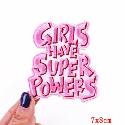 🧷 Feminist & Girl Power Patch — Iron-On Embroidered Uterus, Mom, Equality & Self-Love Designs for Jackets, Jeans & DIY Decor