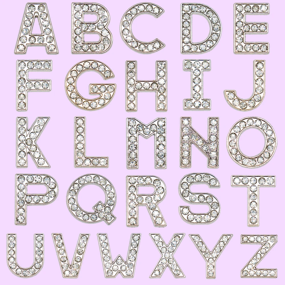 🔡26PCS Alphabet Shoe Charms – A–Z Letter Pins in LED, PVC & Metal for Clogs & More