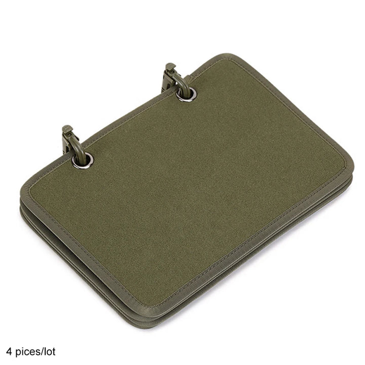 Green tactical pouch on a white background