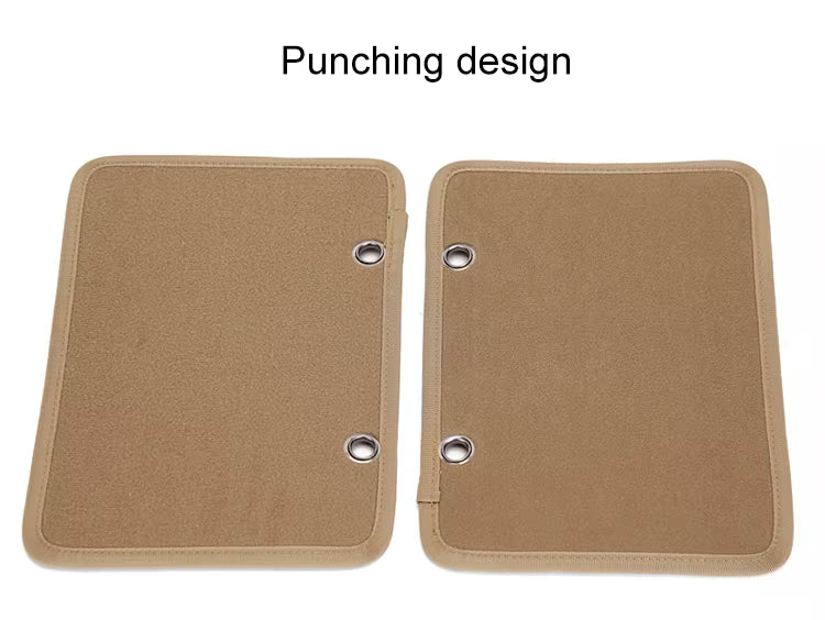 Tactical patch display panel punching design 