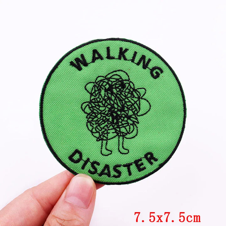 Cat &amp; Quote Iron-On Patches – Fun, Feminist &amp; Floral Designs - Style 