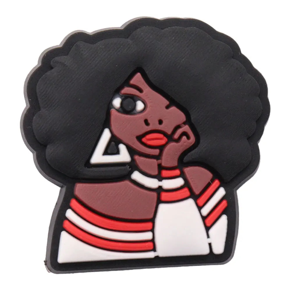 ♀️1Pc Girl Power Shoe Charm – Female Icons, Mom Life & Friends for Clogs, Bags & More