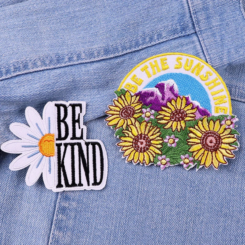 🐱 Cat & Quote Iron-On Patches – Fun, Feminist & Floral Designs
