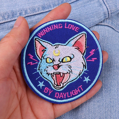 🐱 Cat & Quote Iron-On Patches – Fun, Feminist & Floral Designs