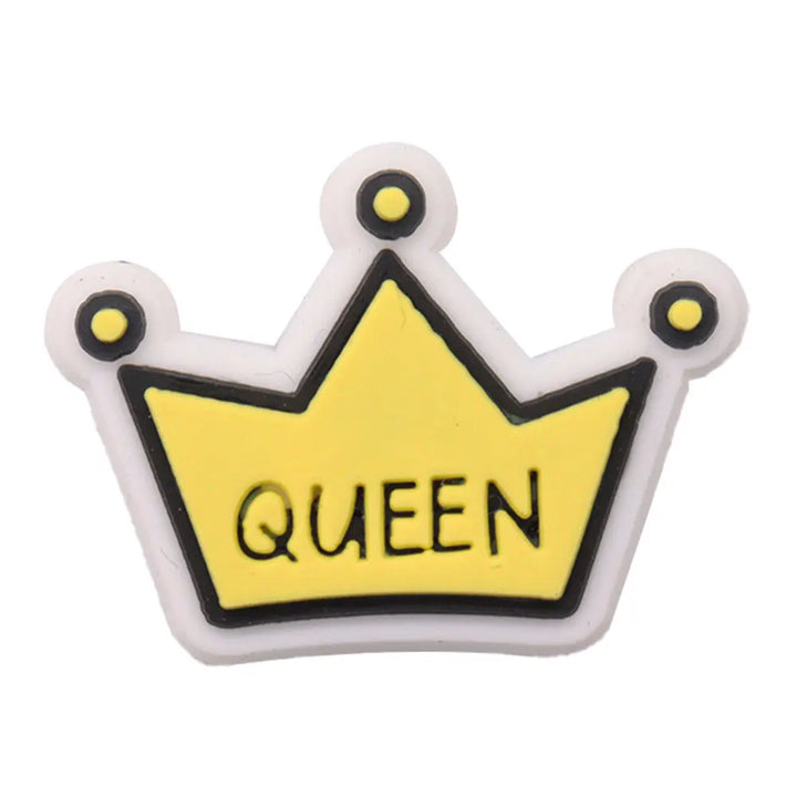 Crown-shaped charm with &
