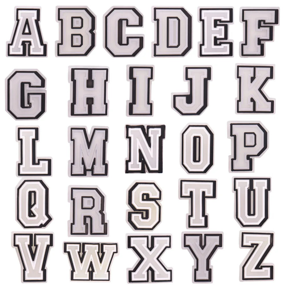 🔤26PCS Alphabet Shoe Charms – A–Z Letters in Cartoon & Classic Styles for Kids & Adults