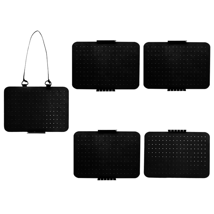 Black Hanging Felt Pin Display Panels with hanging hooks 