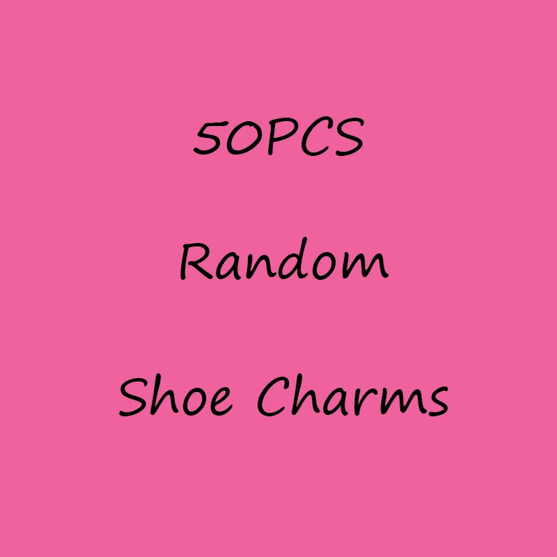 🧃20/50/100pcs Random Kawaii Shoe Charms – Cartoon Animals, Icons & Characters for Crocs & Clogs