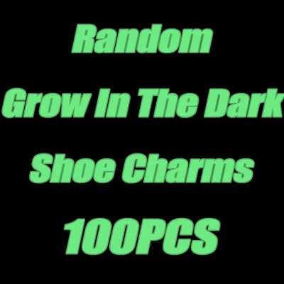 🟢10/20/50/100pcs Glow-in-the-Dark Shoe Charms – Cute, Spooky & Random Mixed Styles for Clogs