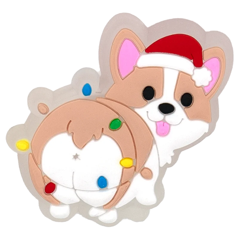 🎄1/2pcs LED Christmas Shoe Charms – Light-Up Santa, Snowman, Tree & Holiday Icons for Clogs