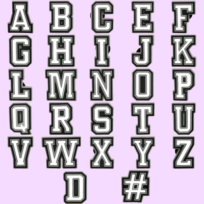 🔡26PCS Alphabet Shoe Charms – A–Z Letter Pins in LED, PVC & Metal for Clogs & More
