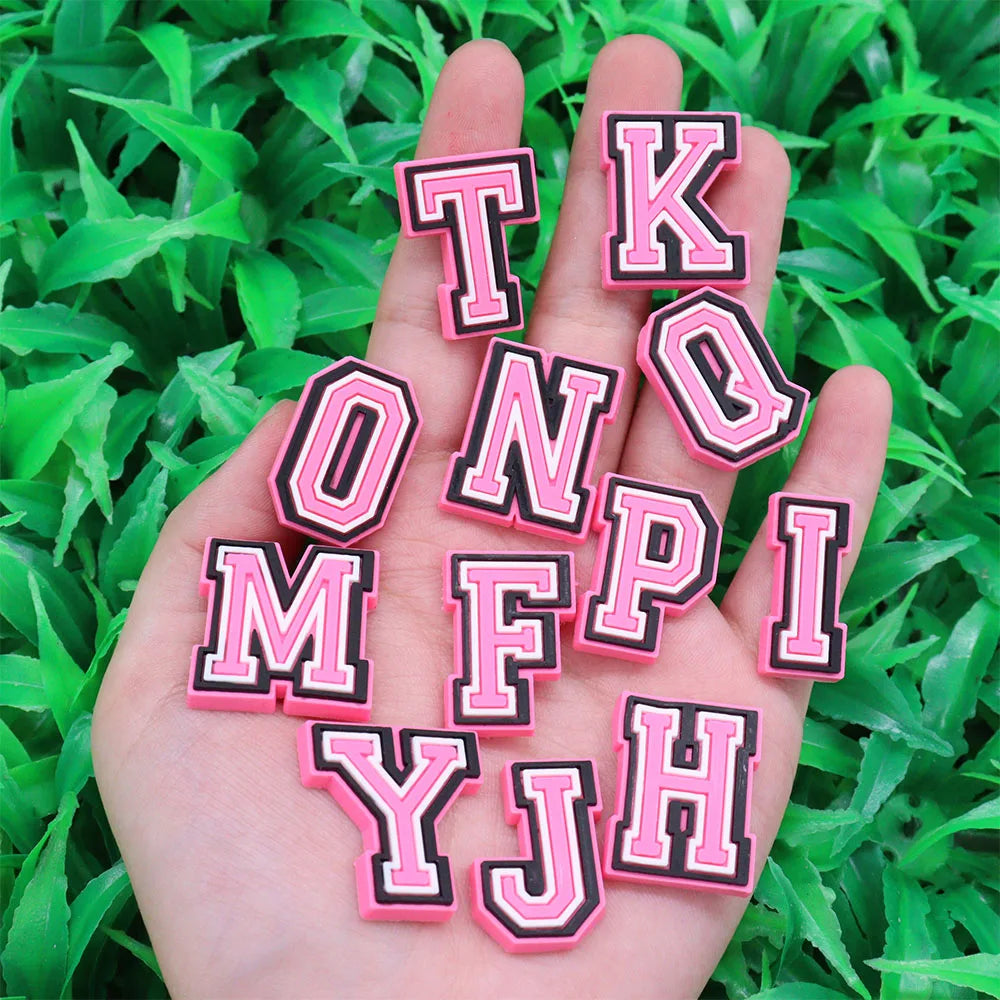 🔤26PCS Alphabet Shoe Charms – A–Z Letters in Cartoon & Classic Styles for Kids & Adults