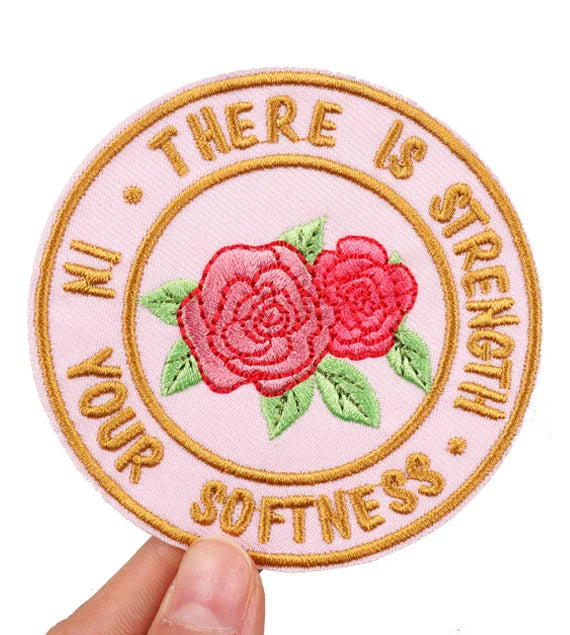 🧷 Feminist & Girl Power Patch — Iron-On Embroidered Uterus, Mom, Equality & Self-Love Designs for Jackets, Jeans & DIY Decor