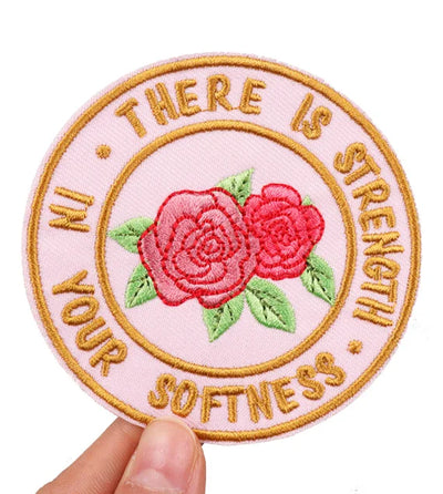 🧷 Feminist & Girl Power Patch — Iron-On Embroidered Uterus, Mom, Equality & Self-Love Designs for Jackets, Jeans & DIY Decor