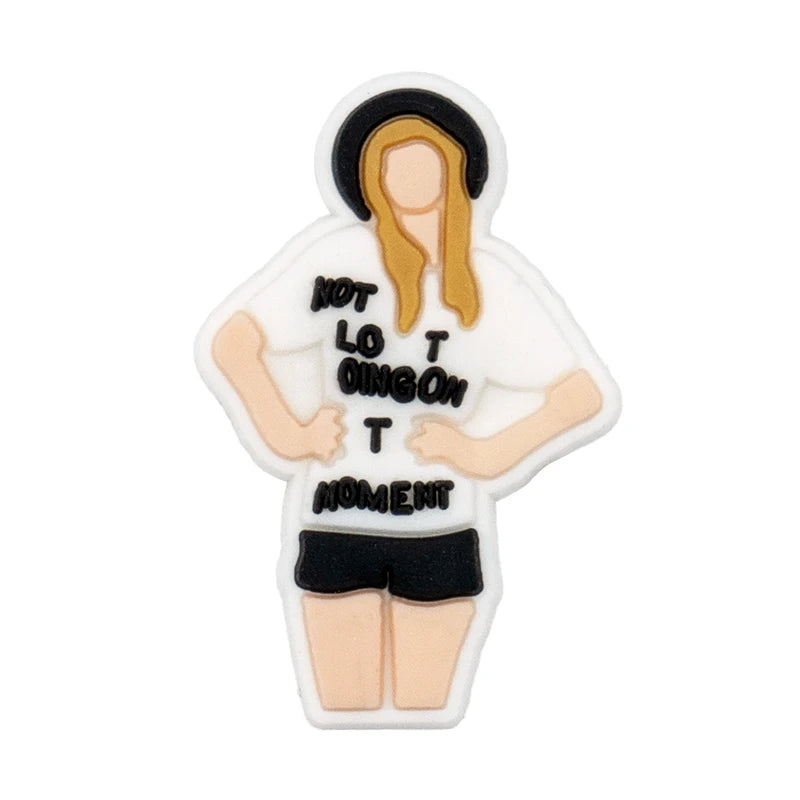 🎤12/36pcs Pop Star Shoe Charms – Inspired by Taylor Swift Eras for Clogs & Bags