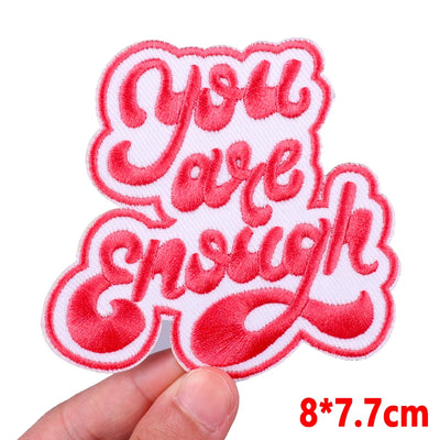 🐱 Cat & Quote Iron-On Patches – Fun, Feminist & Floral Designs