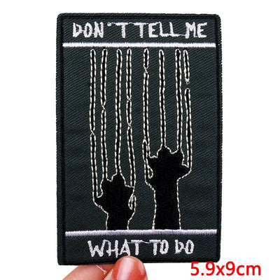 🃏 Tarot Cat Patch — Funny Iron-On Embroidered Badge