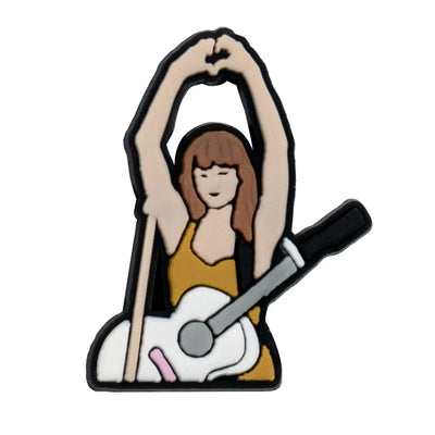 🎤12/36pcs Pop Star Shoe Charms – Inspired by Taylor Swift Eras for Clogs & Bags