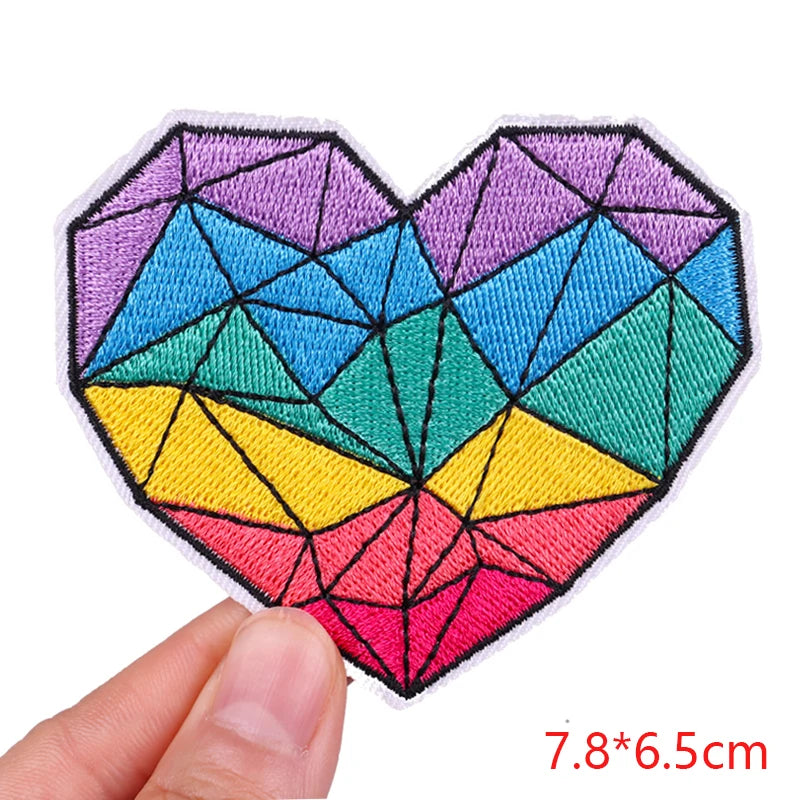 🧷 Bold Quote & Letter Patch — Cartoon Iron-On