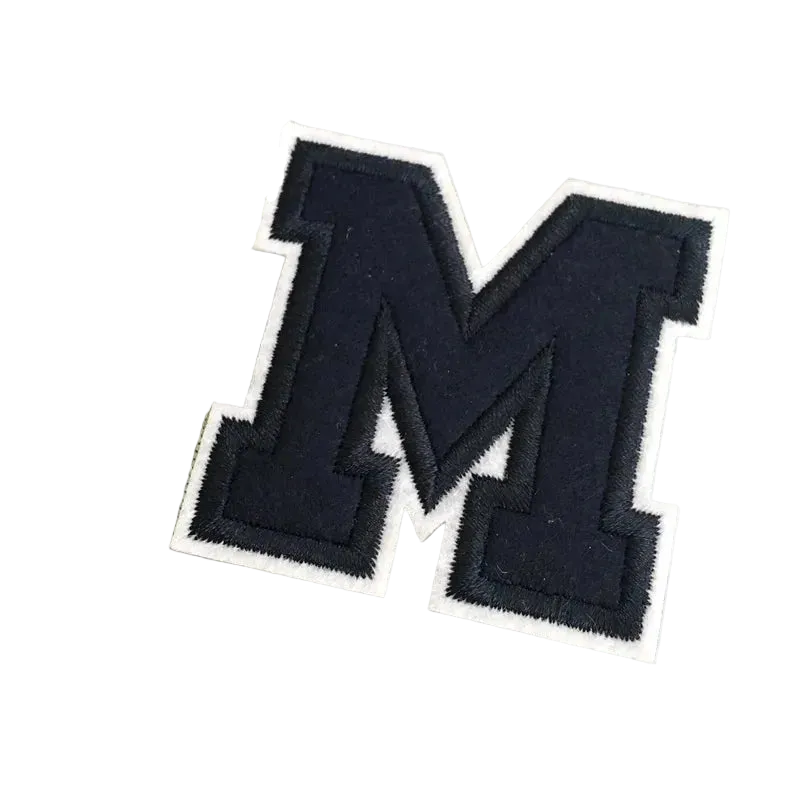Navy blue letter &